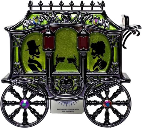 BATH AND BODY WORKS HALLOWEEN <b>CREEPY</b> <b>CARRIAGE</b> 3 WICK <b>CANDLE</b> <b>HOLDER</b>. . Creepy carriage candle holder